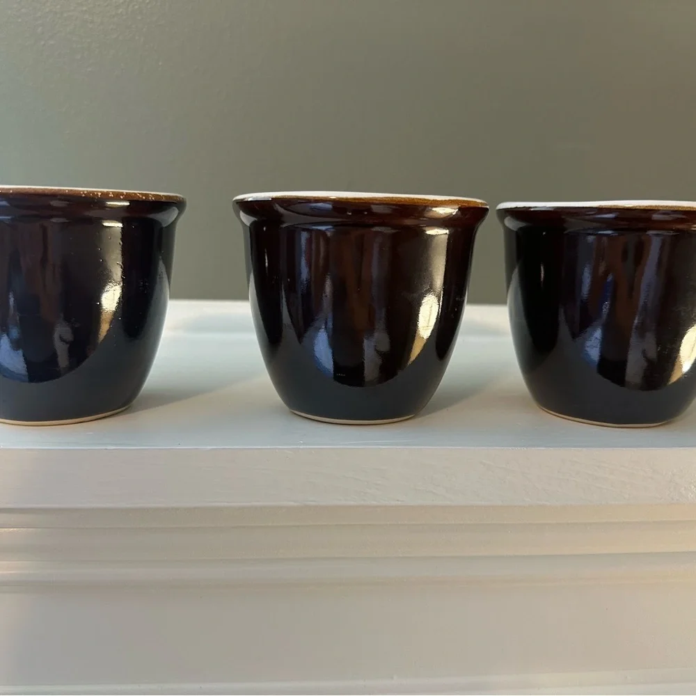 Vintage 3 cup condiment or snack holder